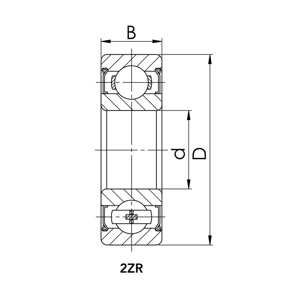 FAG 6203 2ZR C3