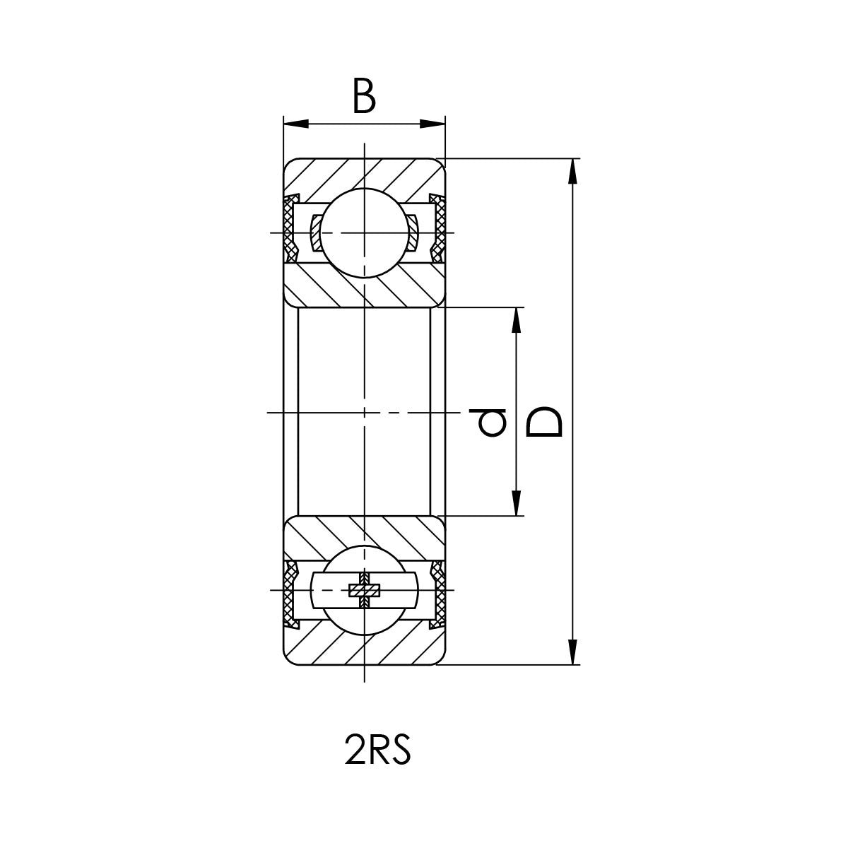 609 - ZZ / 2RS (paquet de 10)