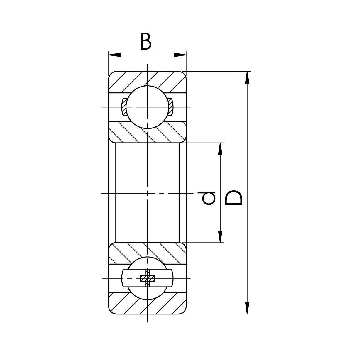 608 - 2RS - paquet de 10